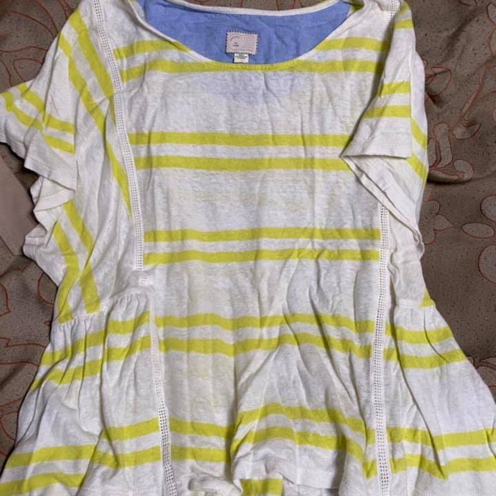 Anthropologie postcard shirt sleeve shirt